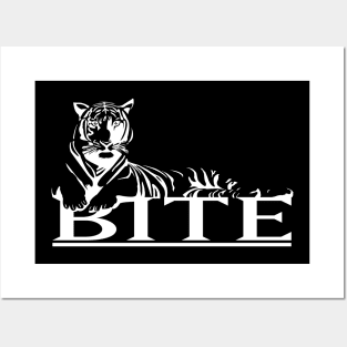 Tsov Tom - Tiger Bite - WHITE Posters and Art